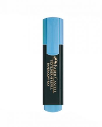 FABER CASTEL - Feutre fluorescent bleu
