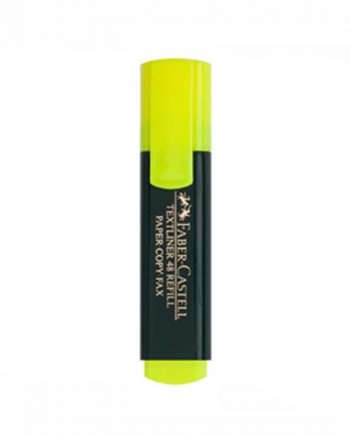 FABER CASTEL - Feutre fluorescent jaune
